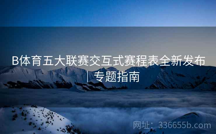 B体育五大联赛交互式赛程表全新发布｜专题指南
